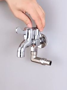 Single/Double Head Thickened Tap Multi-function Washing Machine Fitting 1/2 inch DN15 Copper Faucet