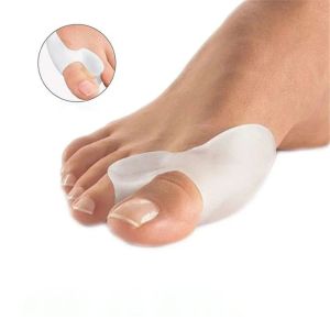 2PCS Gel silikon pembetulan ibu jari Bunion kaki kaki Hallux Valgus pelindung jari jari pelaras untuk perlindungan kaki kaki
