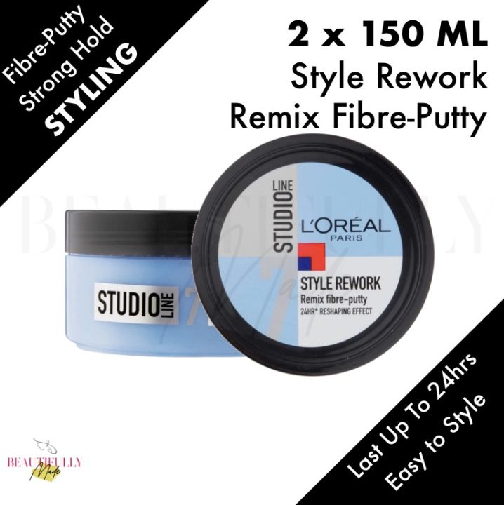 [Bundle of 2] L'oreal Paris Studio Line 7 Style Rework Remix Fibre