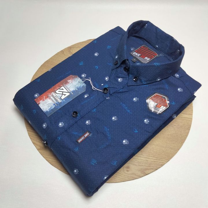 Kemeja Pria Lengan Pendek motif print kemeja pria terbaru 2025 | Lazada