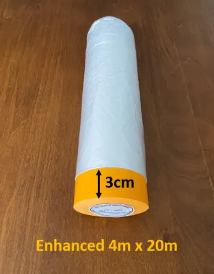 [SG local] Plastic Sheet / Plastic cover for Dust Prevention HIP renovation drop sheet for painting/ plastic cloth for renovation / drop sheet / plastic sheet for painting / dust cover / plastic sheet roll for dust prevention