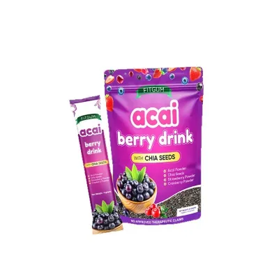 Acai Berry Healthy Beauty Juice Cranberry Fruit Powder Antioxidant Metabolism Healthy Food 20pack