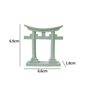 Mô Hình Cổng Đền Thờ Thần Xã Itsukushima Cổng Torii Bằng Nhựa Trang Trí Tiểu Cảnh Bể Thủy Sinh