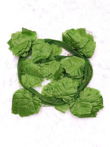 Bộ 12 dây lá nho giả 20 lá VI043 ( mỗi dây dài hơn 2m kích thước lá khoảng 9-10cm) hoa giả trang trí