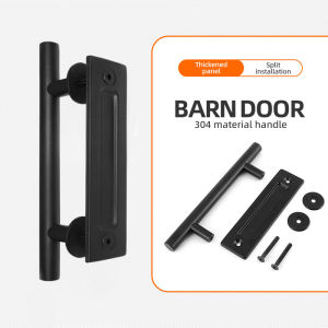 Carbon Steel suspension rail Set 5FT 6FT 6.6FT 8FT Barn door Interior Wood  Door Hardware slide rail pulley complete set of accessories