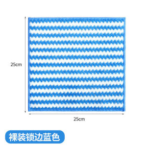 Kain lap Bergaris warna dengan bahan lembut Serat kain Menyerap Air dan Minyak pembersih noda