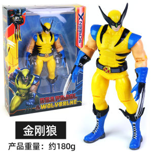 AU Dòng sản phẩm Liên minh Báo Thù: 3 Mô hình Wolverine X Mô hình đồ chơi nhân vật cảnh sát chiến đấu khớp cử động
