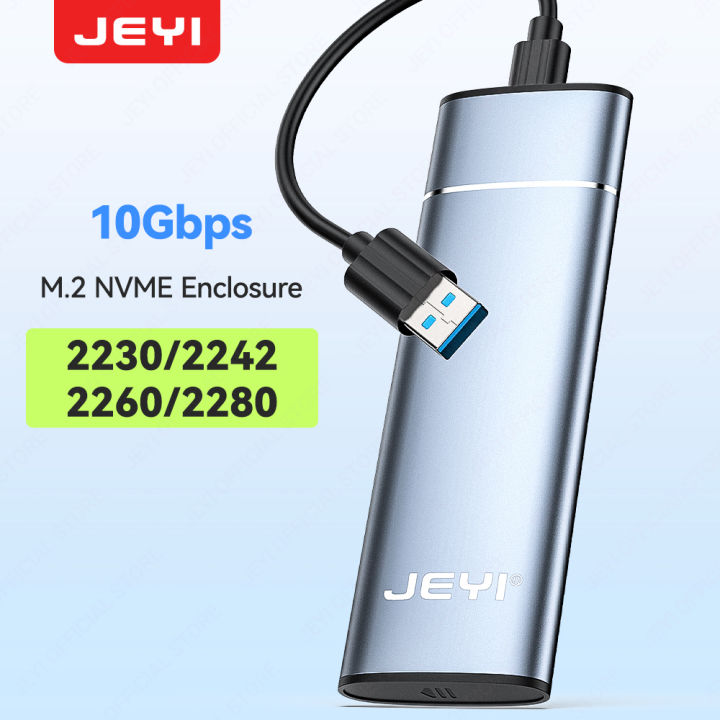 JEYI Aluminum NVME SSD Enclosure Adapter, USB Gen (10