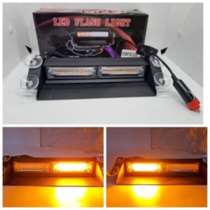 [ 12V-24V ] CAR WARNING FLASH LIGHT BLUE RED LED COB CAR WINDSCREEN LIGHT EMERGENCY POLICE STROBE LAMP
