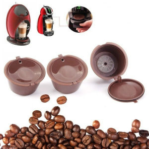2Pcs Coffee Machine Reusable Capsule Coffee Cup Filter For Nescafe Refillable Coffee Cup Holder Pod Strainer for Dolce Gusto
