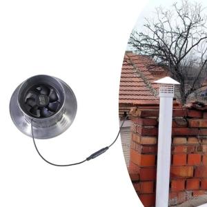 Năng lượng mặt trời 12V vắt Quạt thông gió tiết kiệm năng lượng treo tường Vent Quạt làm mát nhà bếp phòng tắm gà vịt Coop