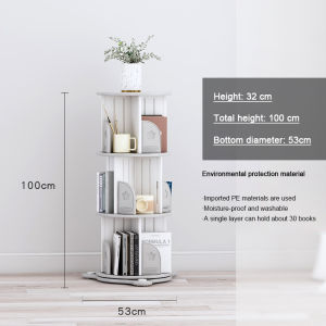 Kệ sách đứng xoay 3 tầng - 4 tầng - 5 tầng Babyviva mẫu Revolving