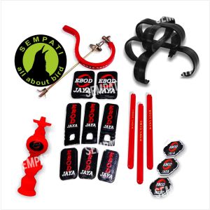 SEMPATI Mahkota Racing Sangkar Kandang Burung Murai Ebod Jaya Fullset Aksesories Sangkar Murai Variasi Gantungan Pion Emblem Stopper Klem Tebok Logo Ebod Jaya