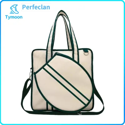Tennis Tote Bag Sport Handbag Canvas Professional Outdoor Sports Multipurpose Lightweight for Women Men Tennis Racquet Bag