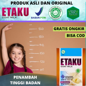 Susu Buat Peninggi Badan Suplemen Tinggi Badan Anak Dan Dewasa Obat Herbal Penambah Tinggi Badan BPOM Untuk Memepercepat Perumbuhan Tinggi Badan Penumbuh Badan Yang Aman Tanpa Efek Samping Susu Kambing Etawa Tinggi Kalsium - Walatra Etaku