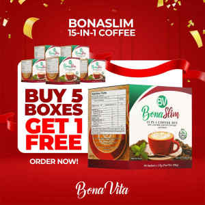 (BUY 5 BONASLIM GET 1 FREE BONASLIM) BonaSlim 15-in-1 Coffee