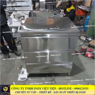 Tủ inox dùng thanh ray (liên hệ đặt ngoài)