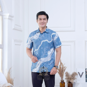 Boutique - Batik Couple Ayah Bunda Kemeja Pria Dan Blouse Wanita Bahan Katun Premium Baju Kondangan Modern 2024