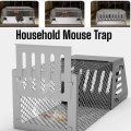 Household Mouse Trap Smart Self-Locking Mousetrap Safe Firm Iron Net Reusable Rat Cage Trap. 
