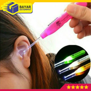 Korek / Pembersih Kuping Telinga Telingga Lampu LED Anak Dewasa Bayi (Flashlight Earpick)