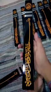 Handle pintu minimalis kaligrafi 45cm 1set + bodi kunci/tarikan pintu minimalis