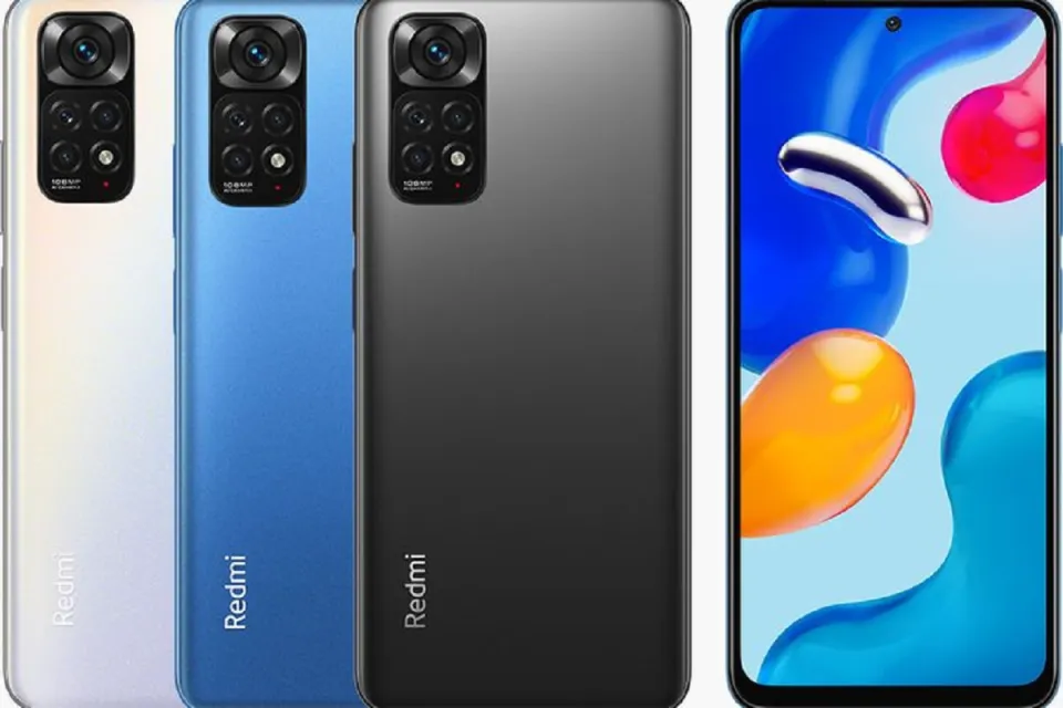 Redmi-Note11SIMフリースマホ4GB/64GBグレー 焦げ臭い