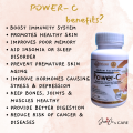 Power C- Sodium Ascorbate Vitamin C With Zinc  Non Acidic Vitamin C 100 Capsule/Bottle. 
