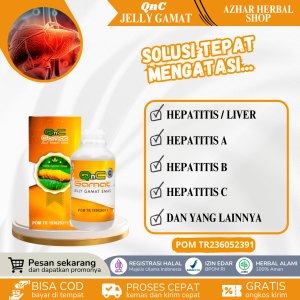 QnC Jelly Gamat Obat Hepatitis Sakit Kuning Liver Sirosis Hati Hepatitis A Hepatitis B Hepatitis C