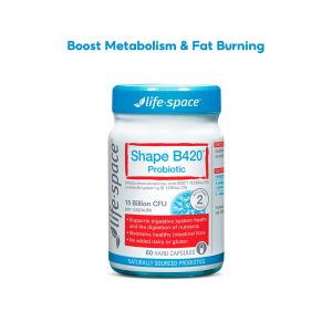 in stock ship with 24h delivery Life-Space Shape Bifidobacterium Lactis B420 Plus Capsule 15 Billion CFU 2 Strains    General Health Supplement for Healthy Lifestyle & Wellbeing    Daily Vegetable Capsule No Added Dairy Gluten