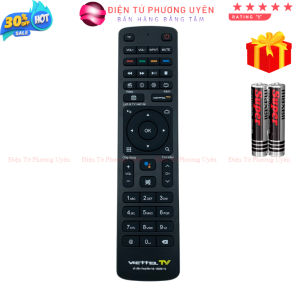 Remote điều khiển đầu thu truyền hình Viettel Mã 01 - Tặng kèm pin - Điện Tử Phương Uyên