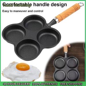 Non Stick Egg Frying Pan with 4 Compartments for Easy Breakfast and Sandwich Preparation Durable Non Stick Surface