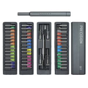 Precisions 49 Piece Screwdriver Set with Magnetic Bits Professional Small Repair Tools Kit for Cellphone Watch Computer