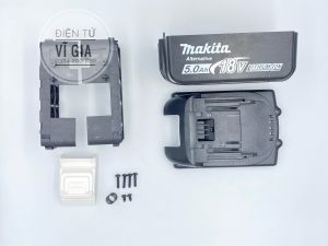 Vỏ pin Makita 5S2P 18V 2 Hàng 10 cell Kèm phụ kiện Ốc vít và Tem