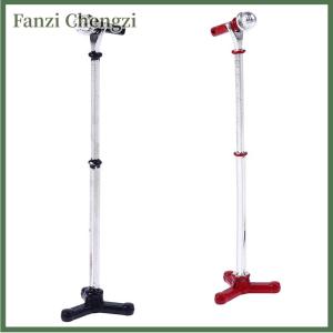 Fanzi 1:12 Dollhouse Mini Microphone Model w/Stand Musical Instrument Furniture Decor