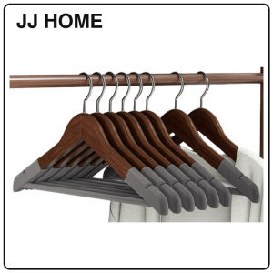【JJ HOME】Premium Velvet Anti-Slip Wooden Hangers / Clothes Hanger Set