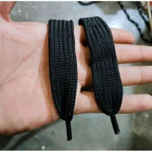 Tali sepatu lebar 2 cm ujung mika tali sepatu gembung tali sepatu gemuk tali sepatu jumbo