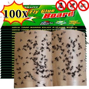 20/50/100pcs High Quality Fly Glue Board / Powerful Sticky Insect Trap Board / Pest Control Trap Catcher