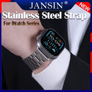 Stainless Steel strap for Apple watch Ultra 2 band 49mm Metal Bracelet for iWatch Series 10 9 8 7 SE2 6 5 4 49mm 46mm 45mm 41mm 44mm 40mm 42mm 38mm Metal strap Accessories