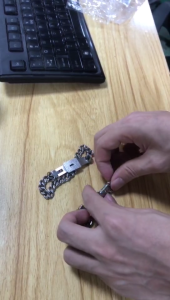 Romantic Couple Bracelets 2x/Set Stainless Steel Lover Heart Lock for Key Bracelet Attract Charms for Boyfriend Girlfrie