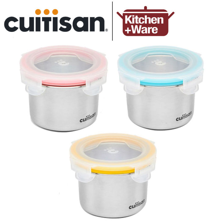 SET OF 3] Cuitisan World's First Microwave Safe Stainless Steel