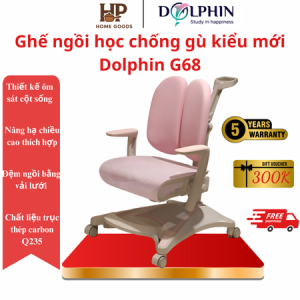 Ghế ngồi học chống gù kiểu mới Dolphin G68 cố định dáng ngồi khoa học đa chức năng tựa lưng ôm sát bảo vệ cột sống