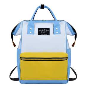 New 2 Tone Mummy Maternity Nappy Diaper Bag Large Capacity Waterproof Baby Imama Travel Backpack