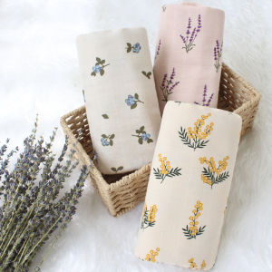 Baby Swaddle Wrap 100% Organic Cotton Muslin Blankets for Newborn Infant Receiving Blanket Swaddle Flower Print Gauze Bath Towel2026