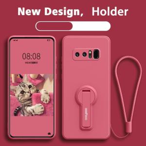 For เคส ปลอก Samsung Note 8 softcas ซิลิโคน Protector กันกระแทกเรียบกันชนออกแบบใหม่360 ° พร้อมผู้ถือ ytxzzj01 น่ารัก ลายการ์ตูน กันกระแทก