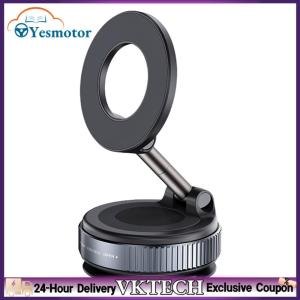 【Local Shipment】Magnetic Vacuum Adsorption Car Phone Mount 360 Rotatable Vacuum Suction Cup Car Phone Stand for Car Gym Mirror Shower