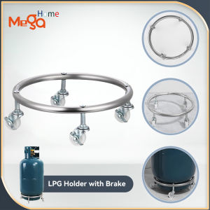 Gasul Rack Stand with wheels Gas Tank Holder Landege Propane Gas Cylinder Base Propane Tank Stand Dolly with Wheels