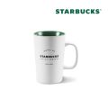 Starbucks Classic Heritage Ceramic Mug White 1971 Coffee Cup Genuine. 