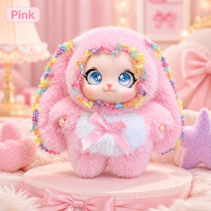 Cute Bunny Stuffed toy with Keychian Color Eyes Plush Toy for Kid Plush Doll