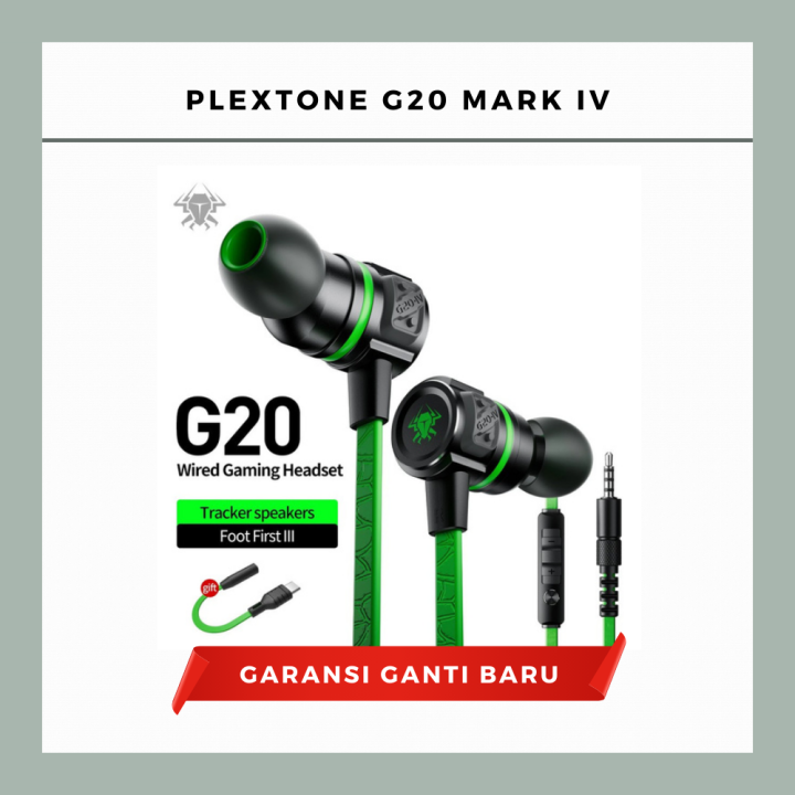 PLEXTONE G20 MARK IV GAMING EARPHONE TYPE C AUX HAMMERING E-SPORTS
