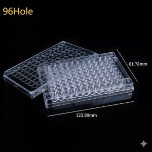 Sterile Tissue Culture Plate 96 Well Flat Bottom With Cover Lab